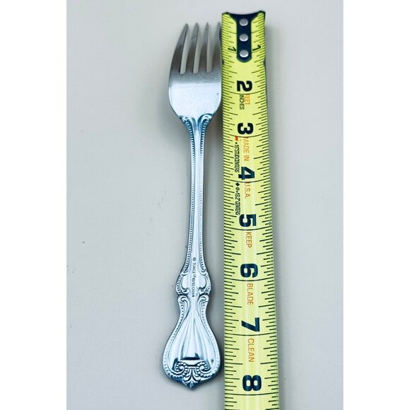 Set Of 8 Towle Old Colonial 18/10 Stainless 8" Dinner Forks Flatware - Picture 9 of 10